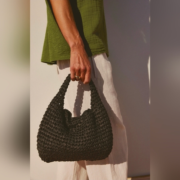 Velvet by Graham & Spencer Handbags - Velvet By Graham & Spencer Slouch Bag Black